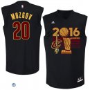 Camisetas NBA Cleveland Cavaliers Timofey Mozgov 2016 Finals Negro