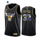 Camisetas NBA de Chicago Bulls Scottie Pippen Negro Diamante 2021-22