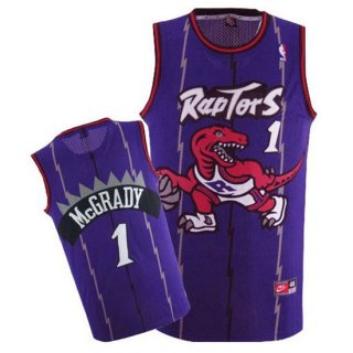 Camisetas NBA de Retro McGrady Toronto Raptors Púrpura