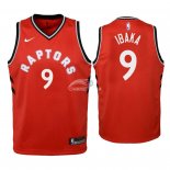 Camisetas de NBA Ninos Toronto Raptors Serge Ibaka Rojo Icon 2018