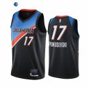 Camiseta NBA de Oklahoma City Thunder Aleksej Pokusevski Negro Ciudad 2020-21