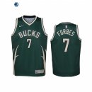 Camisetas de NBA Ninos Edición ganada Milwaukee Bucks Bryn Forbes Verde 2021