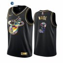 Camisetas NBA de Miami Heat Dwyane Wade Negro Diamante 2021-22
