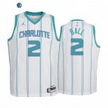 Camiseta NBA Ninos Charlotte Hornets LaMelo Ball Blanco Association 2020-21