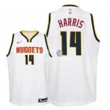 Camiseta NBA Ninos Denver Nuggets Gary Harris Blanco Association 18/19