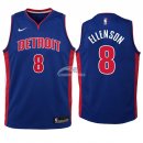 Camiseta NBA Ninos Detroit Pistons Henry Ellenson Azul Icon 2018