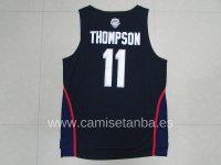 Camisetas NBA de Klay Thompson USA 2016 Azul