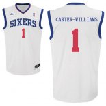 Camisetas NBA de Michael Carter Williams Philadelphia 76ers Blanco