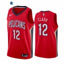 Camisetas NBA Nike New Orleans Pelicans NO.12 Gary Clark Rojo Statement 2022