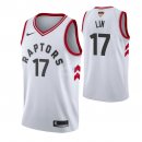Camisetas NBA Toronto Raptors Jeremy Lin 2019 Finales Blanco Association