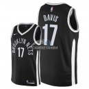 Camisetas NBA de Ed Davis Brooklyn Nets Nike Negro Ciudad 2018
