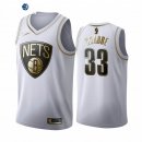 Camiseta NBA de Allen Crabbe Brooklyn Nets Blanco Oro 2019-20