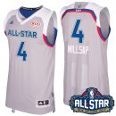 Camisetas NBA de Paul Millsap All Star 2017 Gris