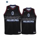 Camiseta NBA Ninos Philadelphia 76ers Tyrese Maxey Negro Ciudad 2020-21