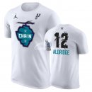 Camisetas NBA de Manga Corta LaMarcus Aldridge All Star 2019 Blanco