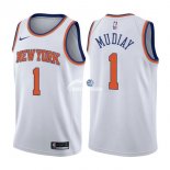 Camisetas NBA de Emmanuel Mudiay New York Knicks Blanco Association 17/18