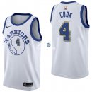 Camisetas NBA de Quinn Cook Golden State Warriors Nike Retro Blanco 17/18