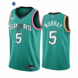 Camisetas NBA Nike San Antonio Spurs NO.5 Dejounte Murray Teal Ciudad 2022-23