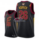 Camisetas NBA Cleveland Cavaliers Kyle Korver 2018 Finales Negro Statement Parche