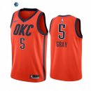 Camisetas NBA Edición ganada Oklahoma City Thunder Josh Gray Naranja 2020-21