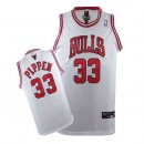 Camisetas NBA de Retro Scottie Pippen Chicago Bulls Blanco