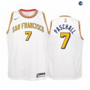 Camisetas de NBA Ninos Golden State Warriors Eric Paschall Blanco Classics Edition 19/20