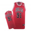Camisetas NBA de Dennis Rodman Bulls Rojo