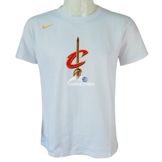 Camisetas NBA Cleveland Cavaliers Nike Blanco