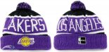 Gorritas NBA De Los Angeles Lakers Púrpura