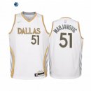 Camiseta NBA Ninos Dallas Mavericks Boban Marjanovic Blanco Ciudad 2020-21