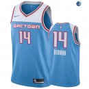 Camisetas NBA de Dewayne DedmonNike Sacramento Kings Azul Ciudad 19/20