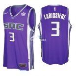 Camisetas NBA de Skal Llabissiere Sacramento Kings Púrpura 17/18