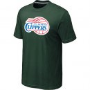 Camisetas NBA Los Angeles Clippers Verde Oscuro