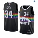 Camisetas NBA de Tyler Cook Denver Nuggets Nike Negro Ciudad 19/20