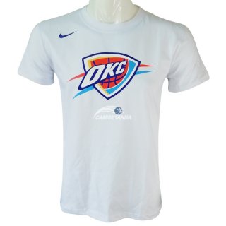 Camisetas NBA Oklahoma City Thunder Nike Blanco