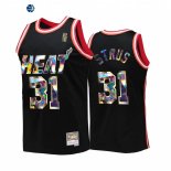 Camisetas NBA Miami Heat NO.31 Max Strus 75th Aniversario Negro Throwback 2022