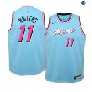 Camisetas de NBA Ninos Miami Heat Dion Waiters Azul Ciudad 19/20