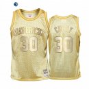 Camisetas de NBA Ninos Dallas Mavericks Seth Curry Oro Hardwood Classics