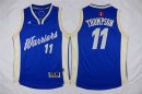 Camisetas NBA Minnesota Timberwolves 2015 Navidad Thompson Azul