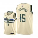 Camisetas NBA de Shabazz Muhammad Milwaukee Bucks Nike Crema Ciudad 2018