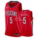 Camisetas NBA de Trevon Bluiett New Orleans Pelicans Rojo Statement 2018