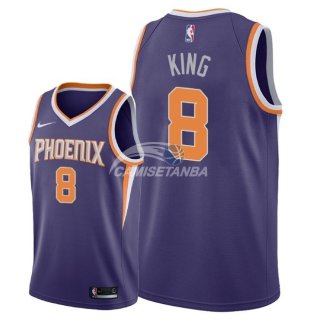 Camisetas NBA de George King Phoenix Suns Púrpura Icon 2018