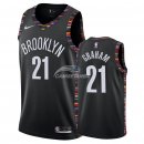 Camisetas NBA de Treveon Graham Brooklyn Nets Nike Negro Ciudad 18/19