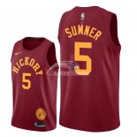 Camisetas NBA de Edmond Sumner Indiana Pacers Nike Retro Granate 18/19