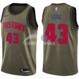 Camisetas NBA Salute To Servicio Detroit Pistons Grant Long Nike Ejercito Verde 2018