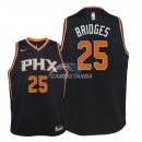 Camisetas de NBA Ninos Phoenix Suns Mikal Bridges Negro Statement 2018