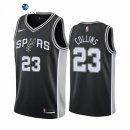 Camisetas NBA de San Antonio Spurs Zach Collins Nike Negro Icon 2021
