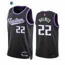 Camisetas NBA Nike Sacramento Kings NO.22 Richaun Holmes 75th Season Diamante Negro Ciudad 2022