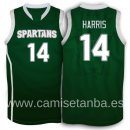 Camisetas NCAA Michigan Stata Spartans Gary Harris Verde