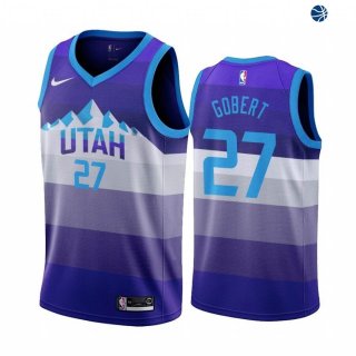 Camisetas NBA Utah Jazz Rudy Gobert Púrpura Throwback